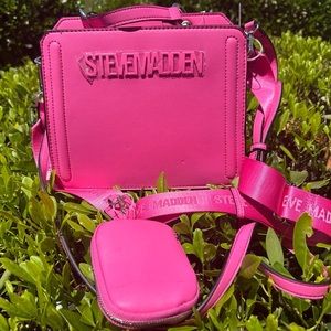 Pink Steve Madden Bevelyn crossbody Barbie Bag